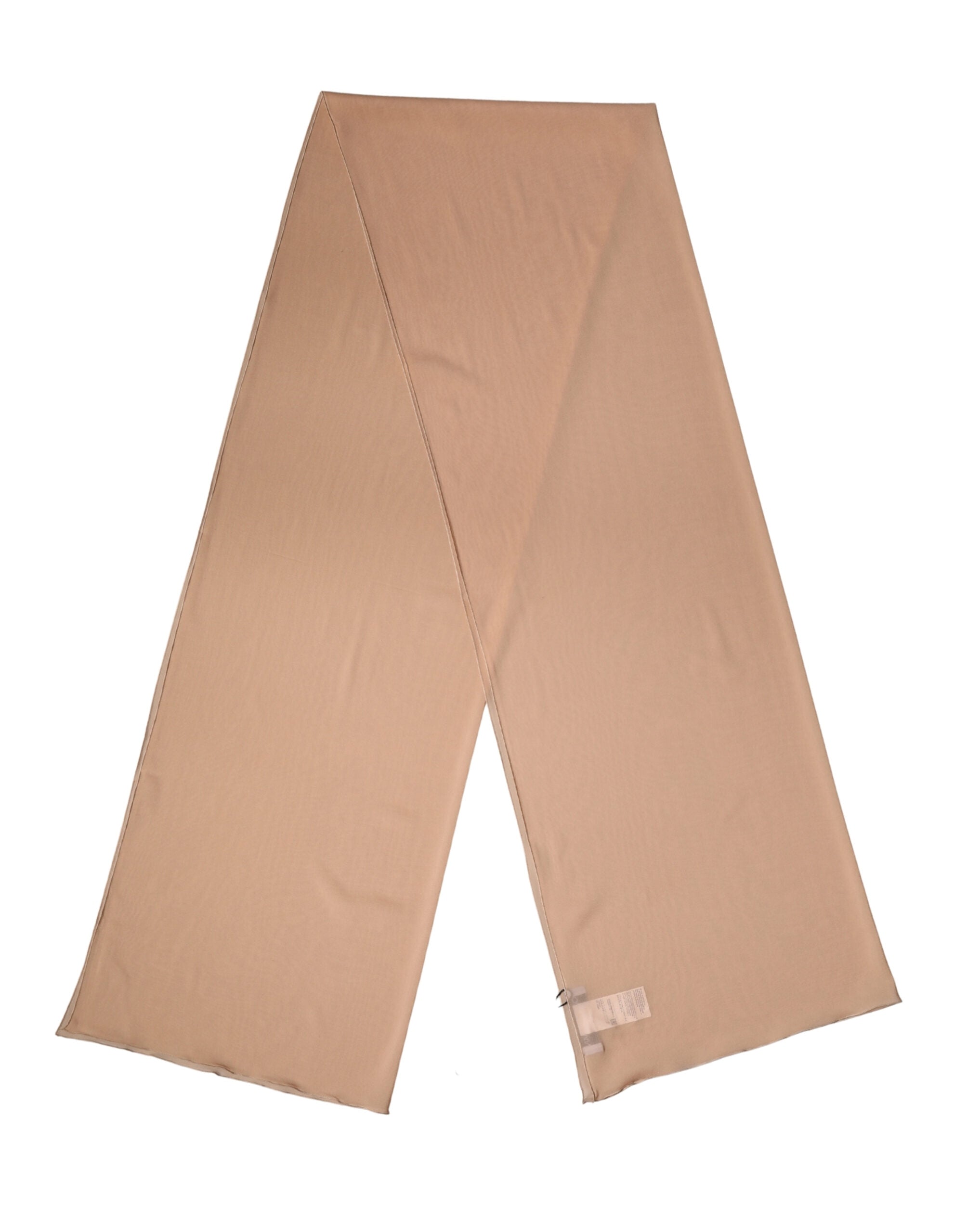 Dolce & Gabbana Beige Seidenschal Damen Stola 200cm x 64cm Schal