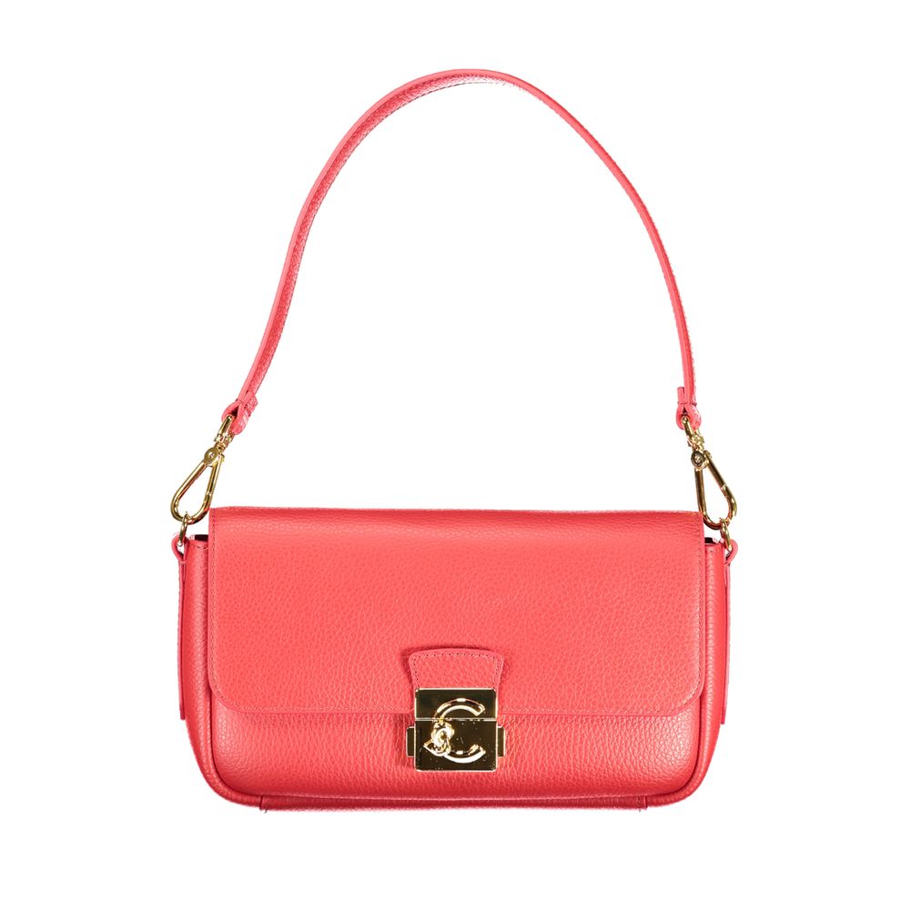 Coccinelle Rote Lederhandtasche
