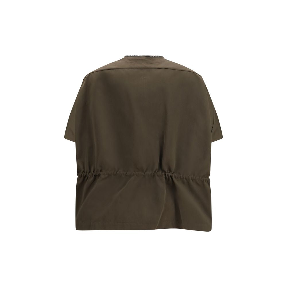 Rick Owens Braune Shell-Jacke aus Polyester