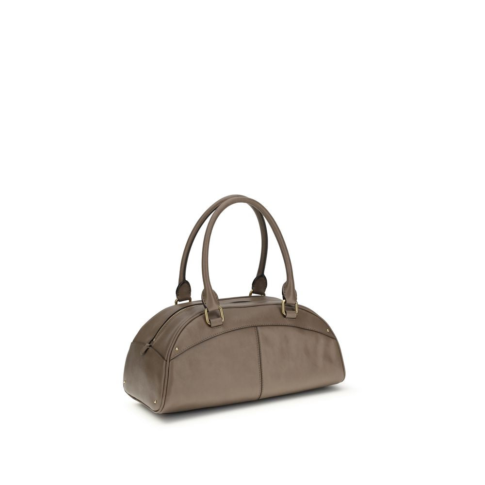 Chloé Graue Kalbsleder Bos Taurus Schultertasche