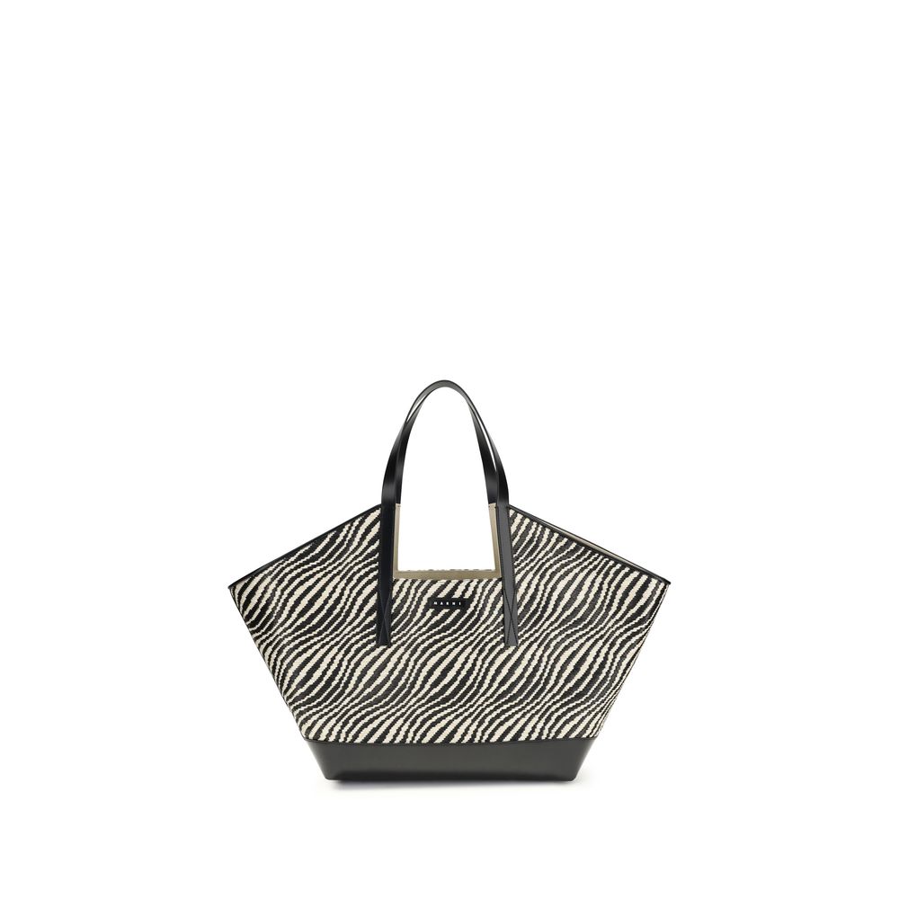 Marni Schwarze Schultertasche aus Polyamid
