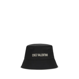 Valentino Garavani Schwarzer Baumwoll-Bucket Hat