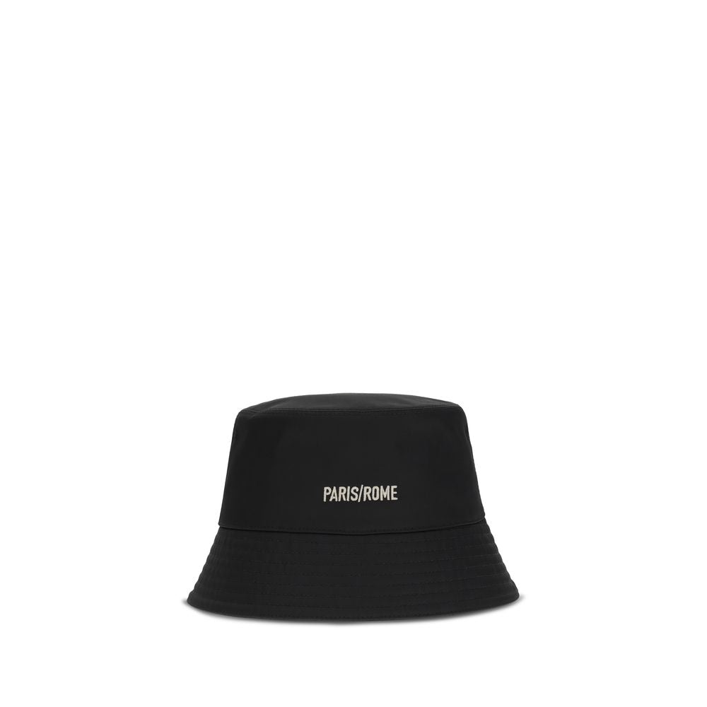 Valentino Garavani Schwarzer Baumwoll-Bucket Hat
