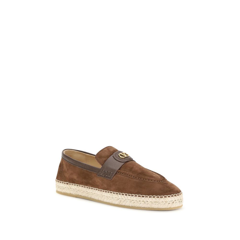 Valentino Garavani Braune Kalbsleder Bos Taurus Mules