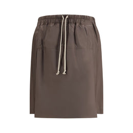 Moncler x Rick Owens Braune Bermudashorts aus Polyester