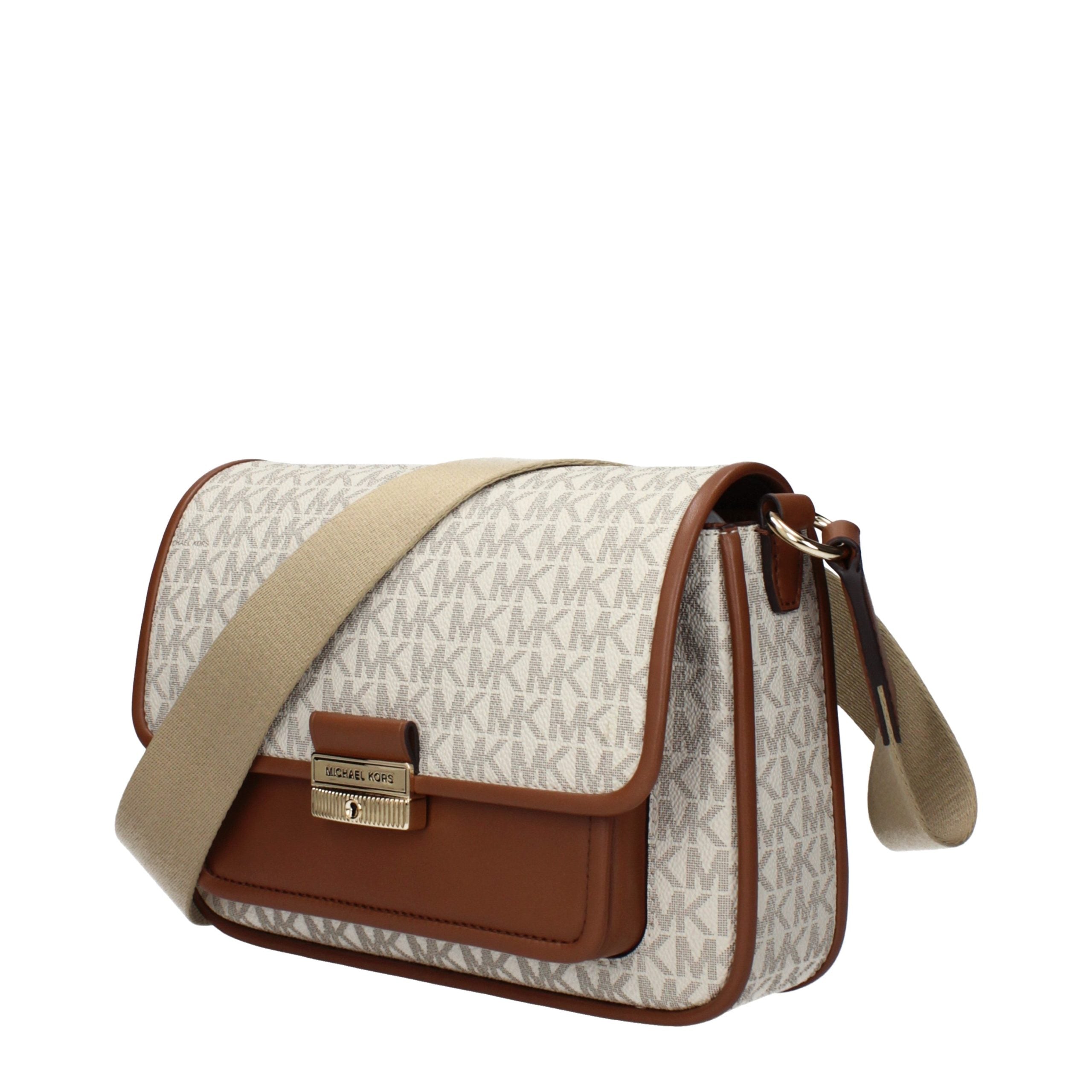 Michael Kors Beige Stoff-Umhängetasche