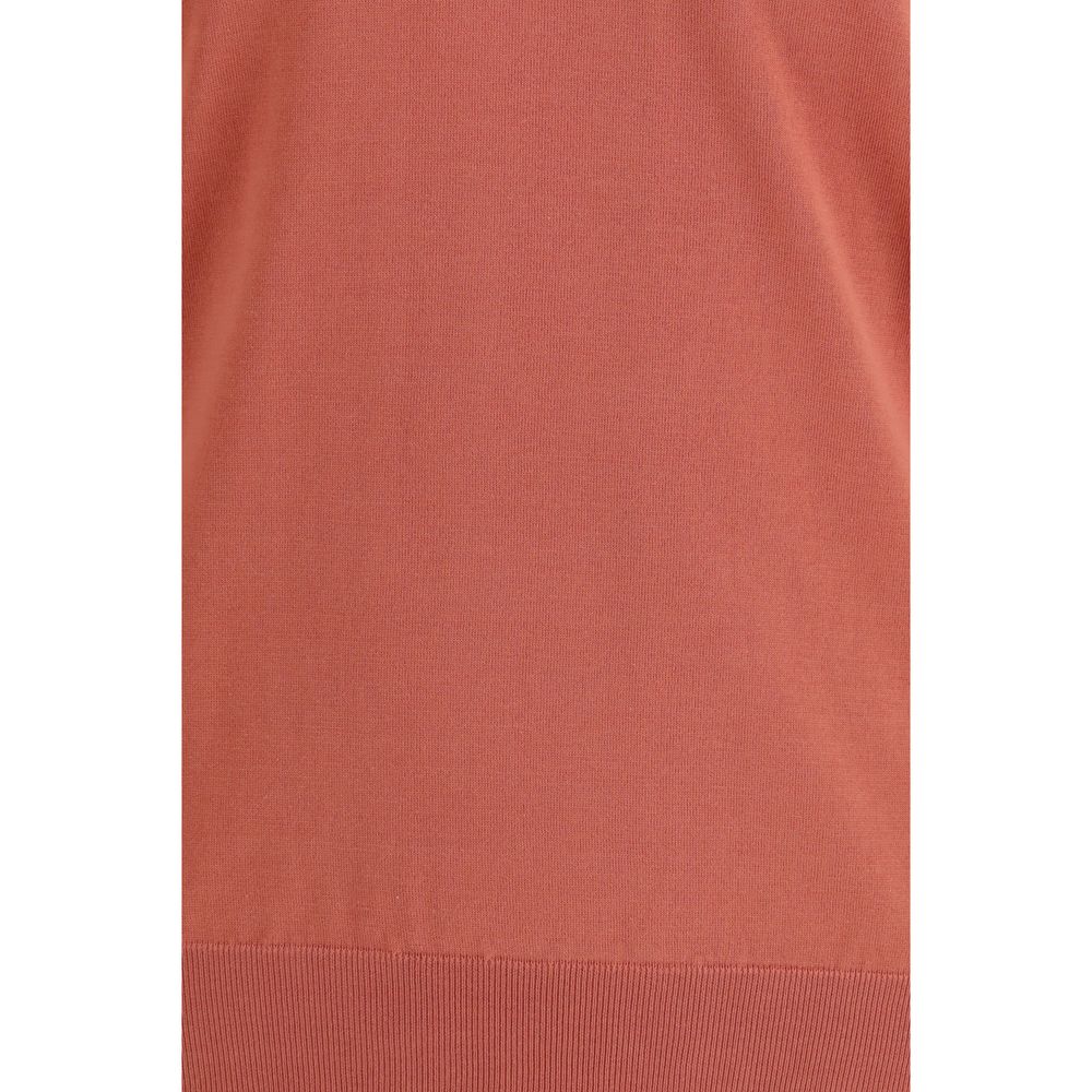 Brunello Cucinelli Orange Baumwoll-Sweatshirt