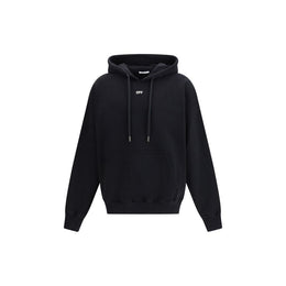 Off-White Schwarzer Baumwoll-Sweatshirt