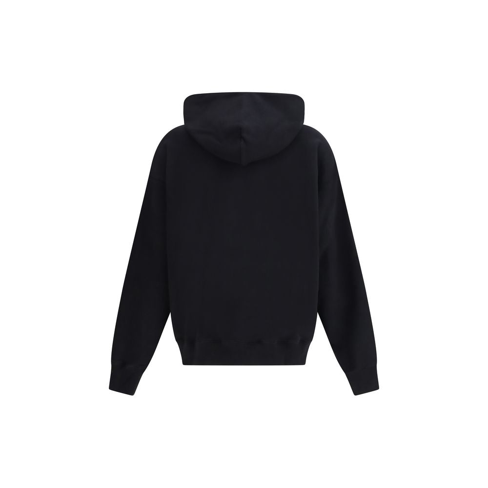Off-White Schwarzer Baumwoll-Sweatshirt