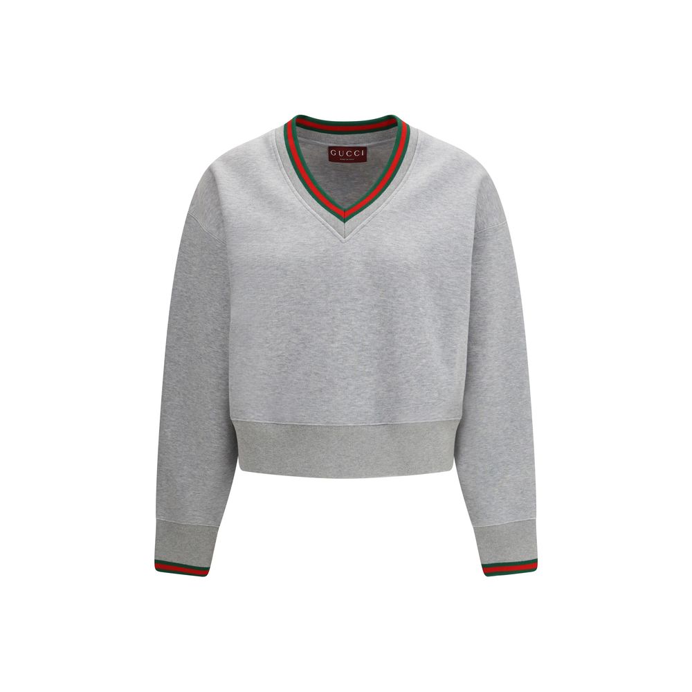 Gucci Grauer Baumwollpullover