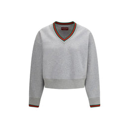 Gucci Grauer Baumwollpullover