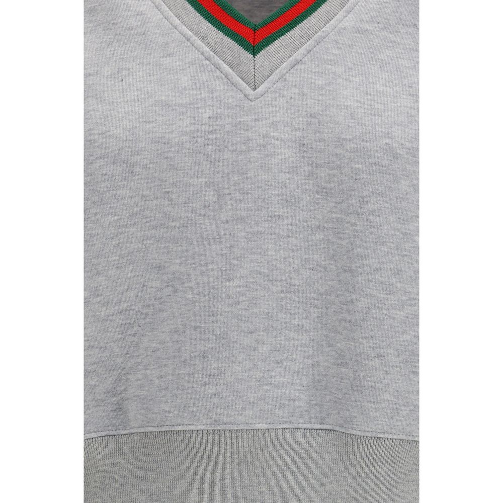 Gucci Grauer Baumwollpullover