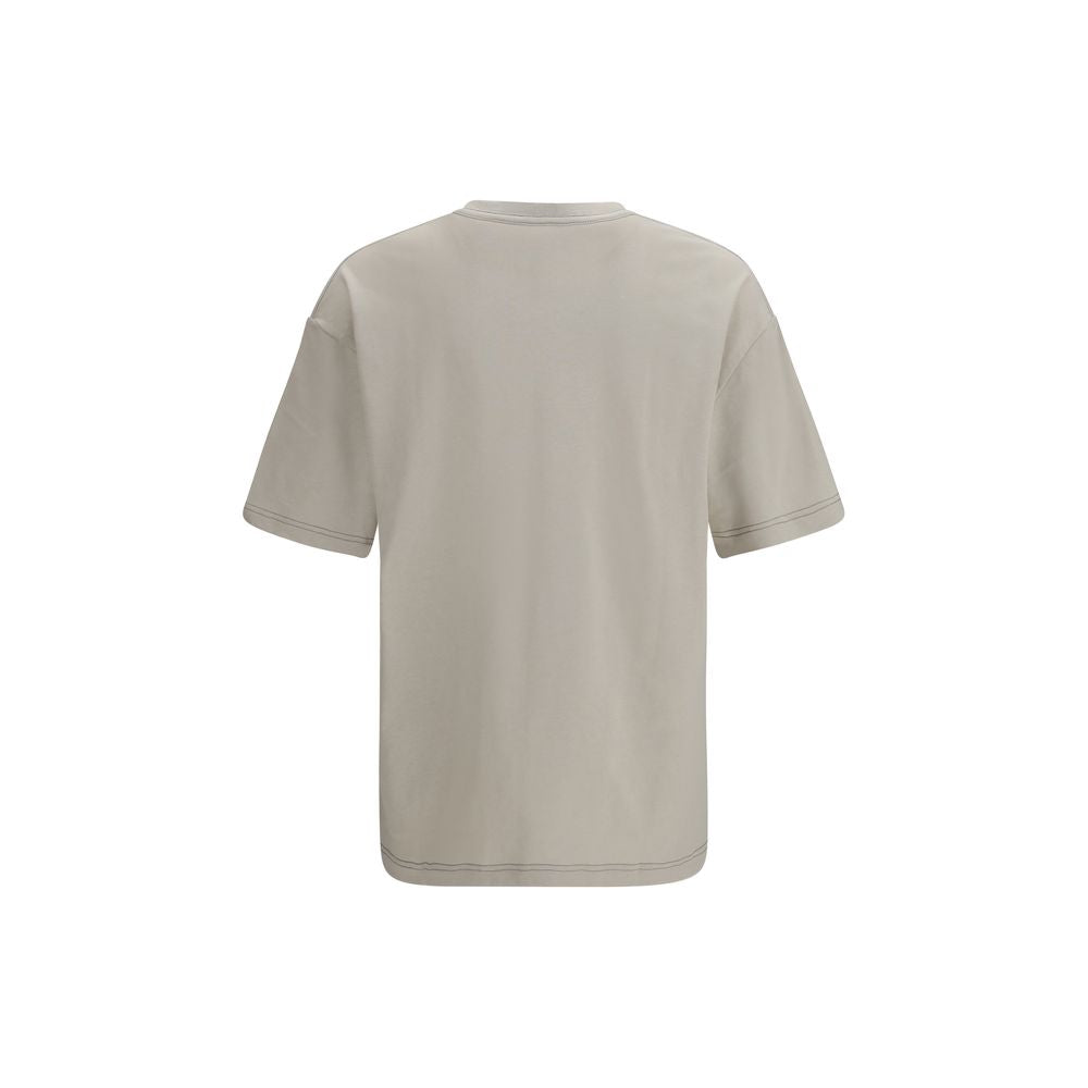 Lemaire Beiges Baumwoll-T-Shirt