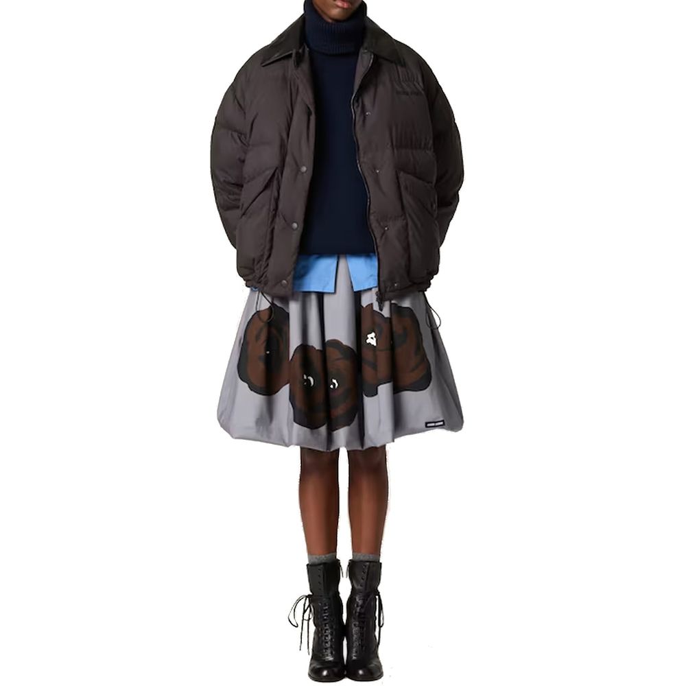 Miu Miu Blauer Kaschmir-Rollkragenpullover