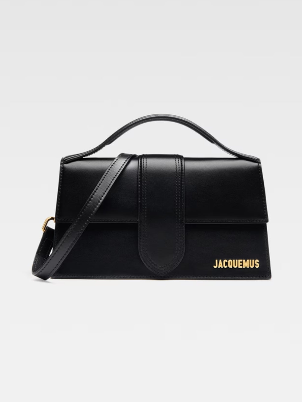 Jacquemus Schwarze Lederhandtasche Le Grand Bambino