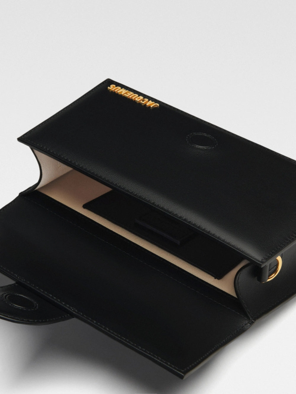Jacquemus Schwarze Lederhandtasche Le Grand Bambino