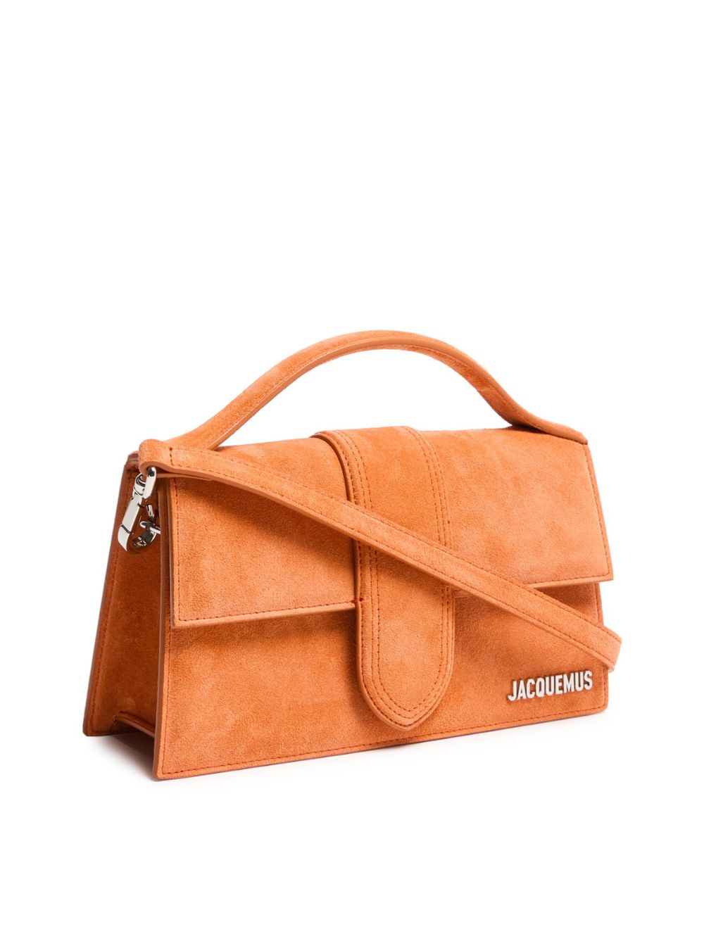 Jacquemus Handtasche Le Grand Bambino aus Terracotta-Leder