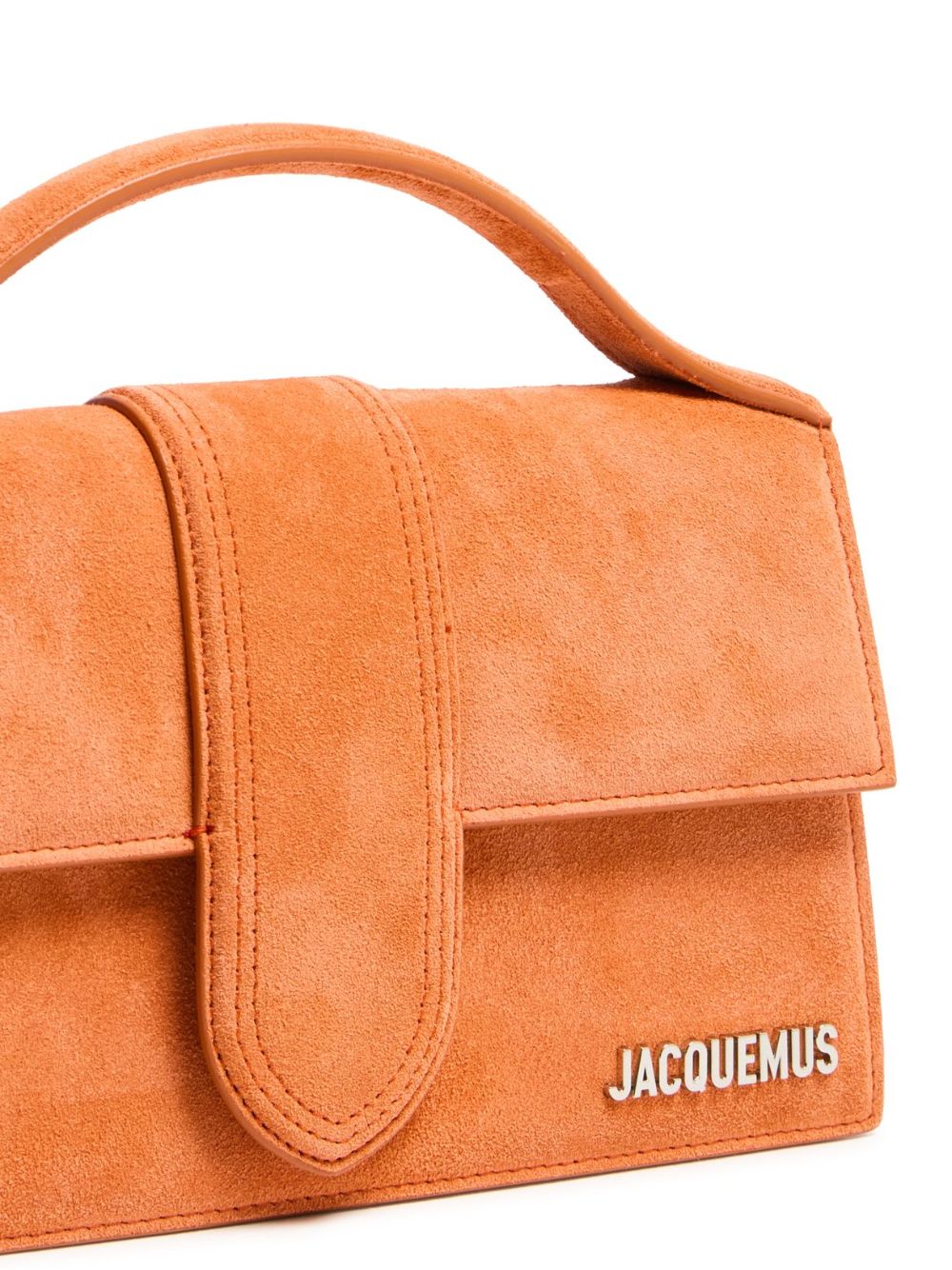 Jacquemus Handtasche Le Grand Bambino aus Terracotta-Leder