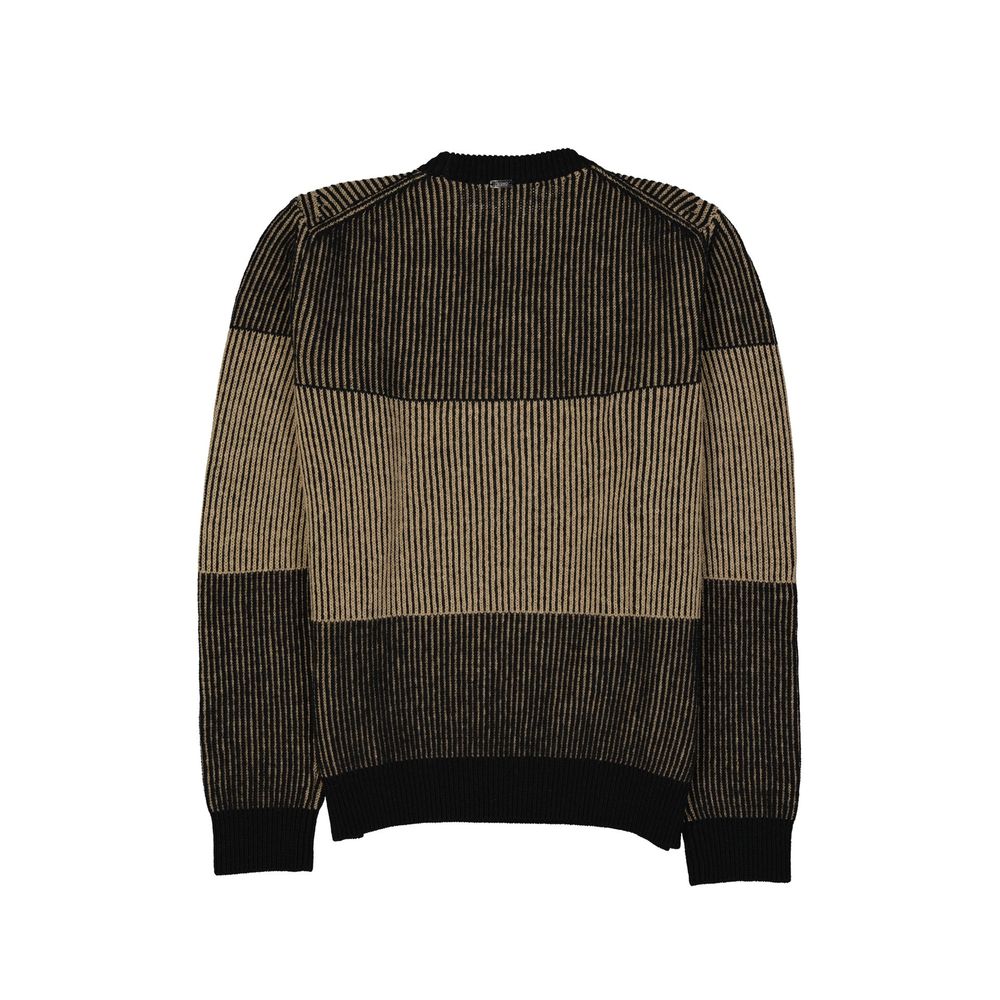 Herno Blauer Wollpullover