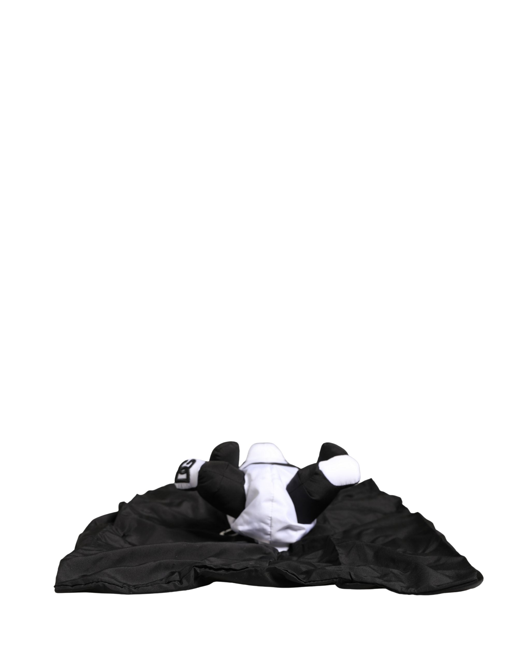 Dolce & Gabbana Herren Schwarze Polyester Panda Stofftasche "Ecobag"