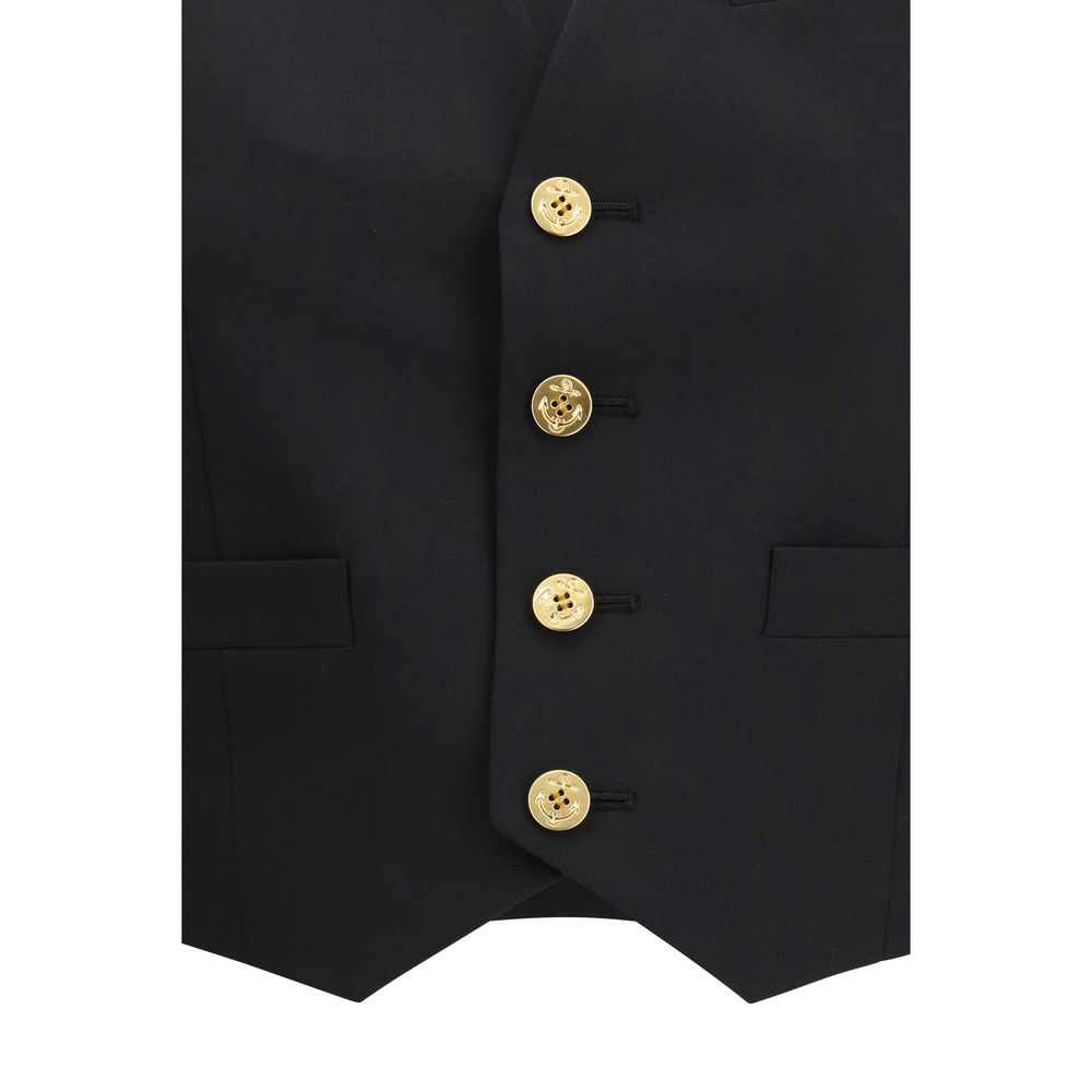 Sacai Schwarze Weste aus Polyester