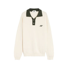 Autry Beige Cotton Polo Shirt