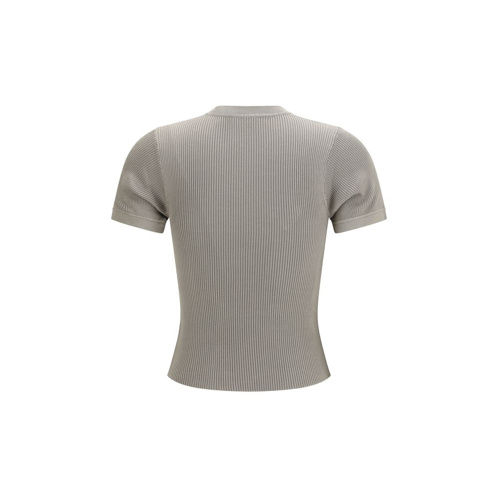 RIER Beiges Seiden-T-Shirt