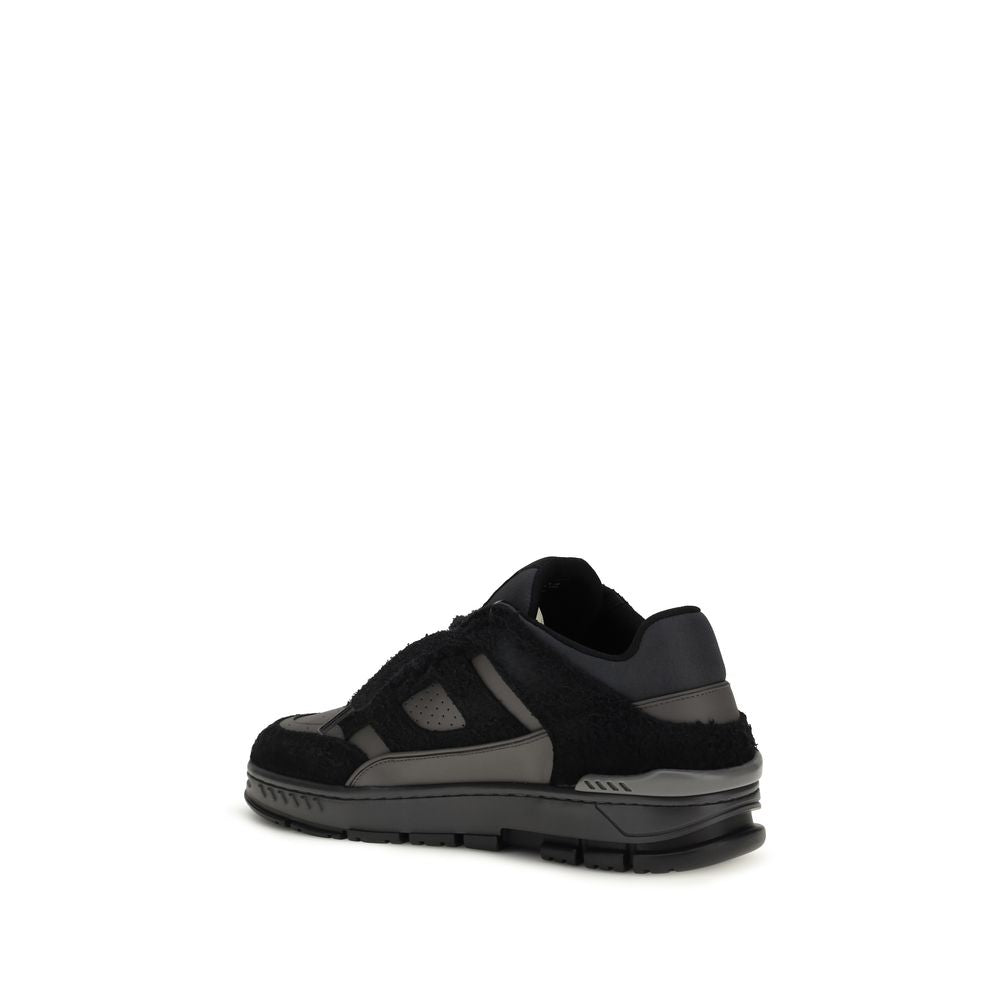 Axel Arigato Schwarze Bos Taurus Kalbsleder Sneaker