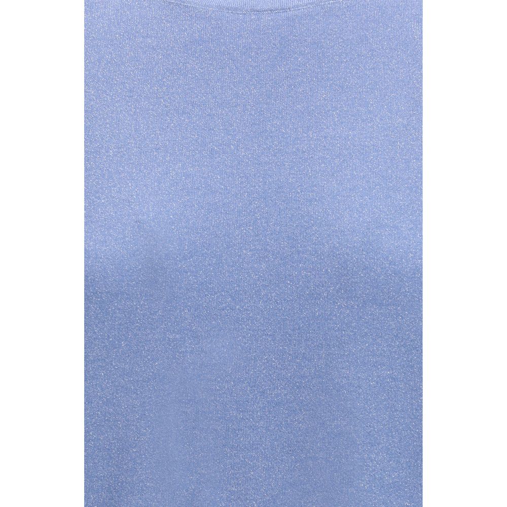 Brunello Cucinelli Blaues Nylon-T-Shirt