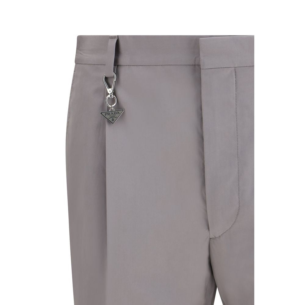 Prada Graue Baumwoll-Anzughose