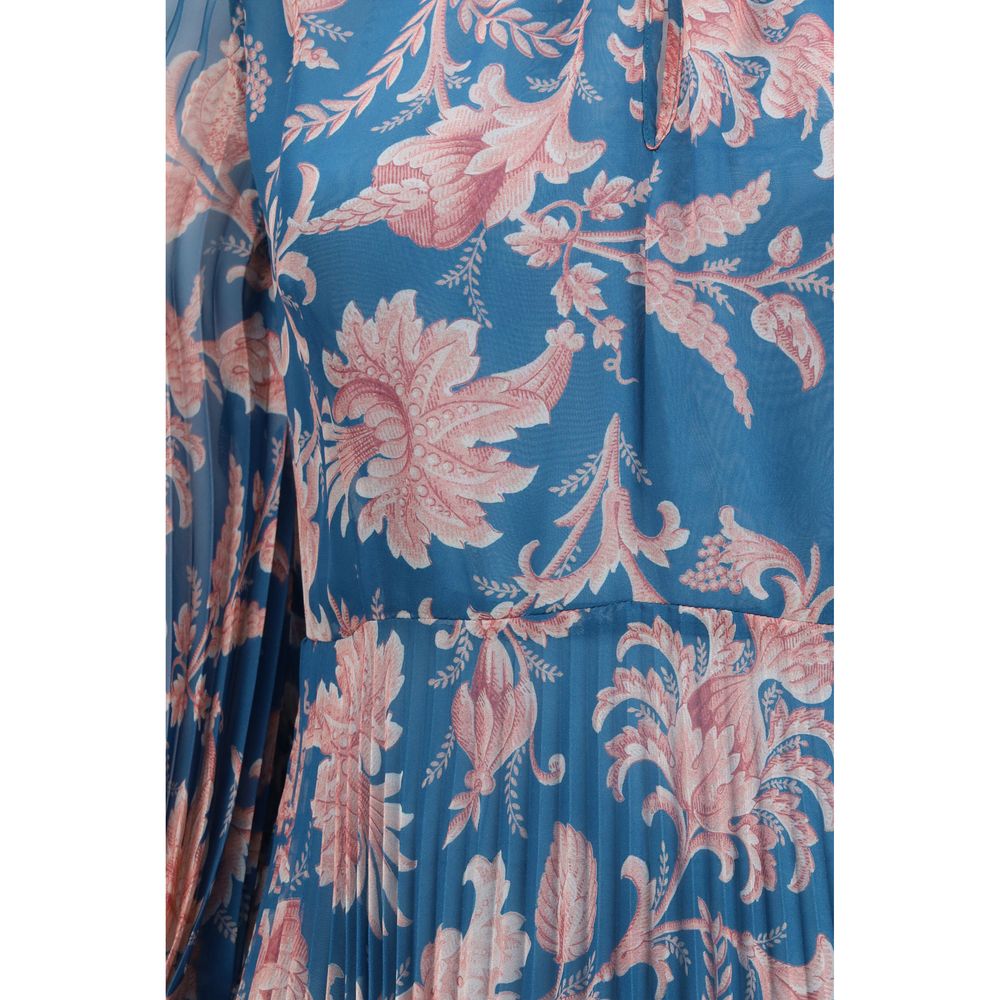 Etro Blaues Freizeitkleid aus Polyester