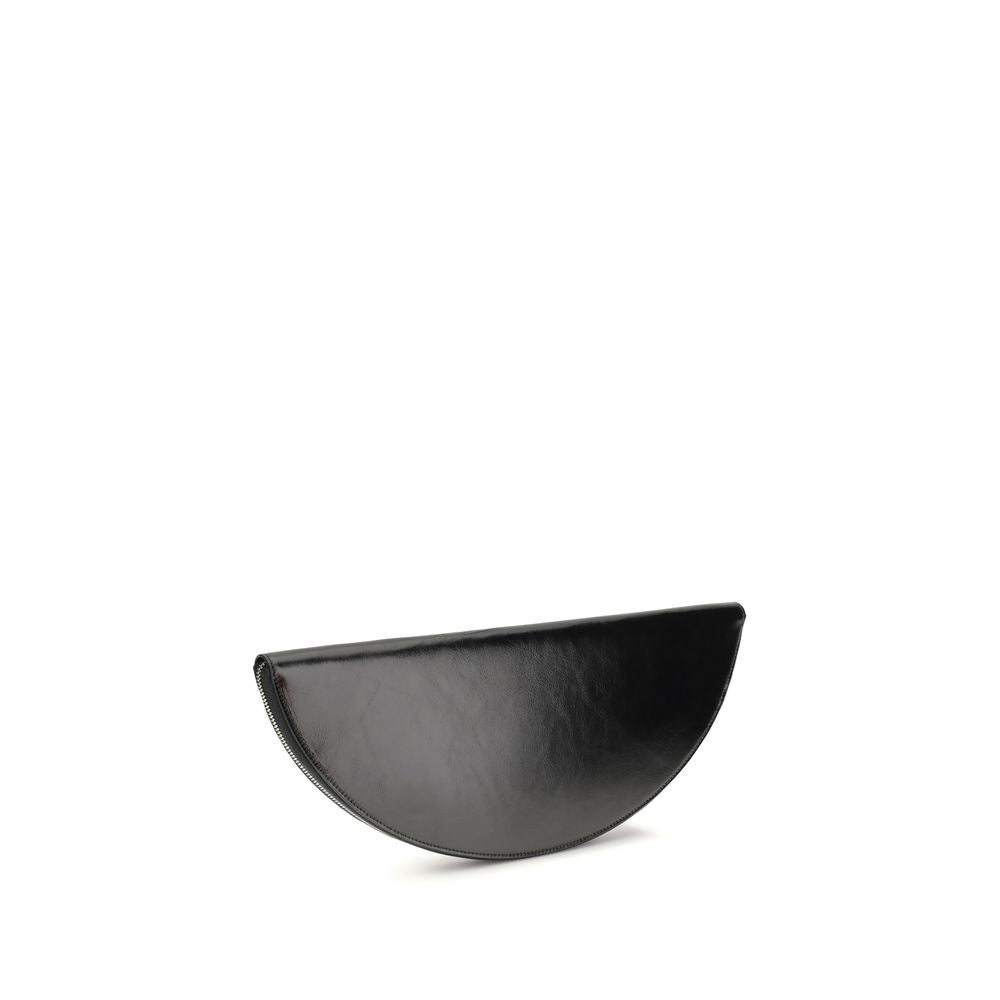 Maison Margiela Schwarze Bos Taurus Kalbsleder Clutch
