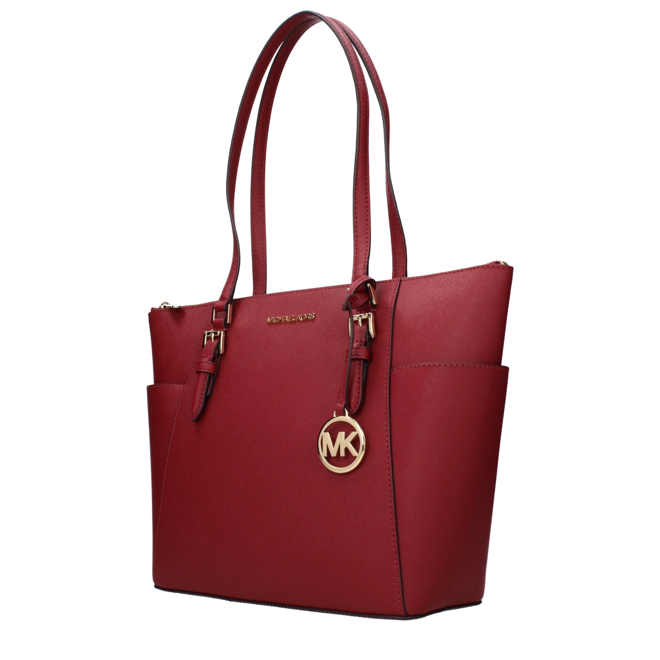 Michael Kors Rote Leder Schultertasche