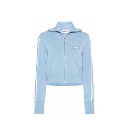 Autry Blaue Strickjacke aus Nylon