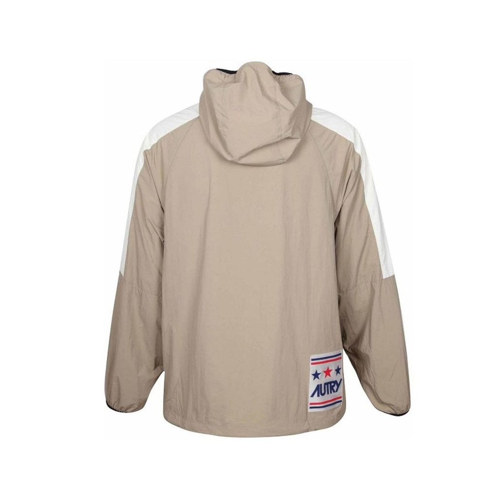 Autry Beige Nylon Shell Jacke