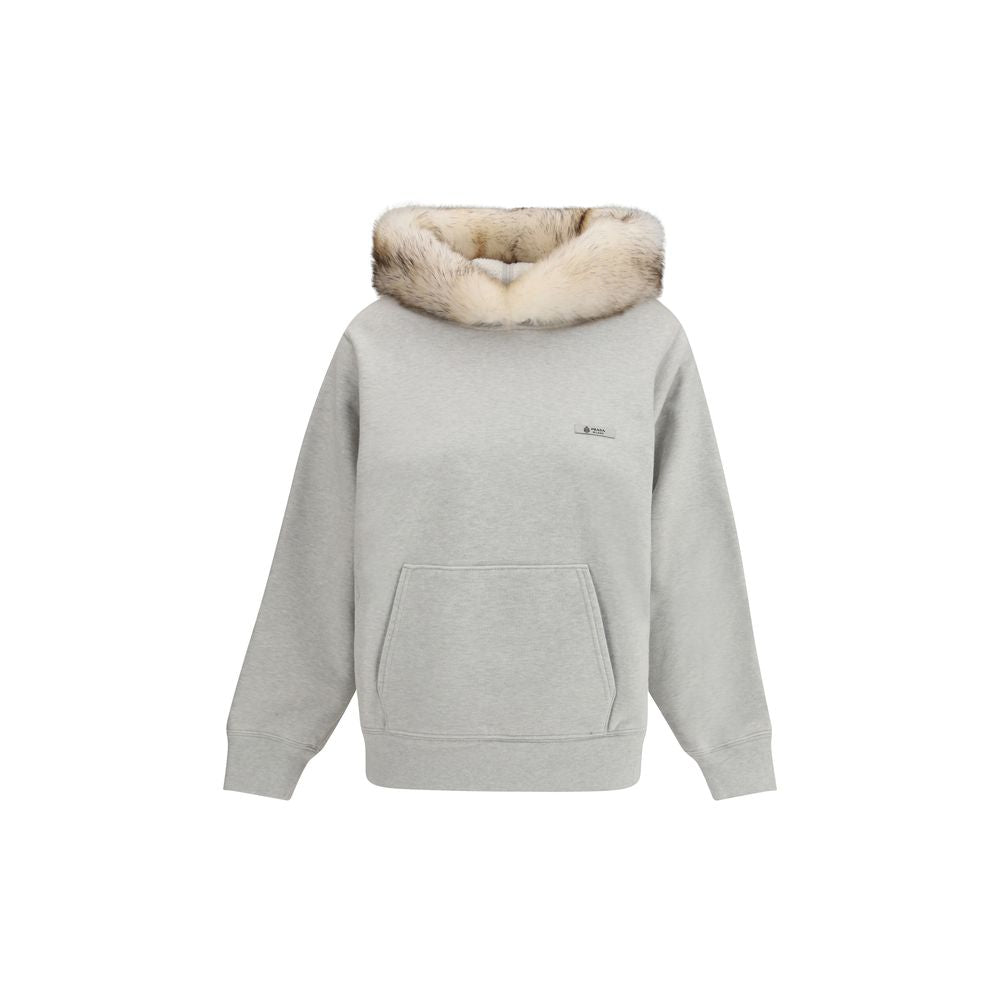 Prada Grauer Baumwollpullover