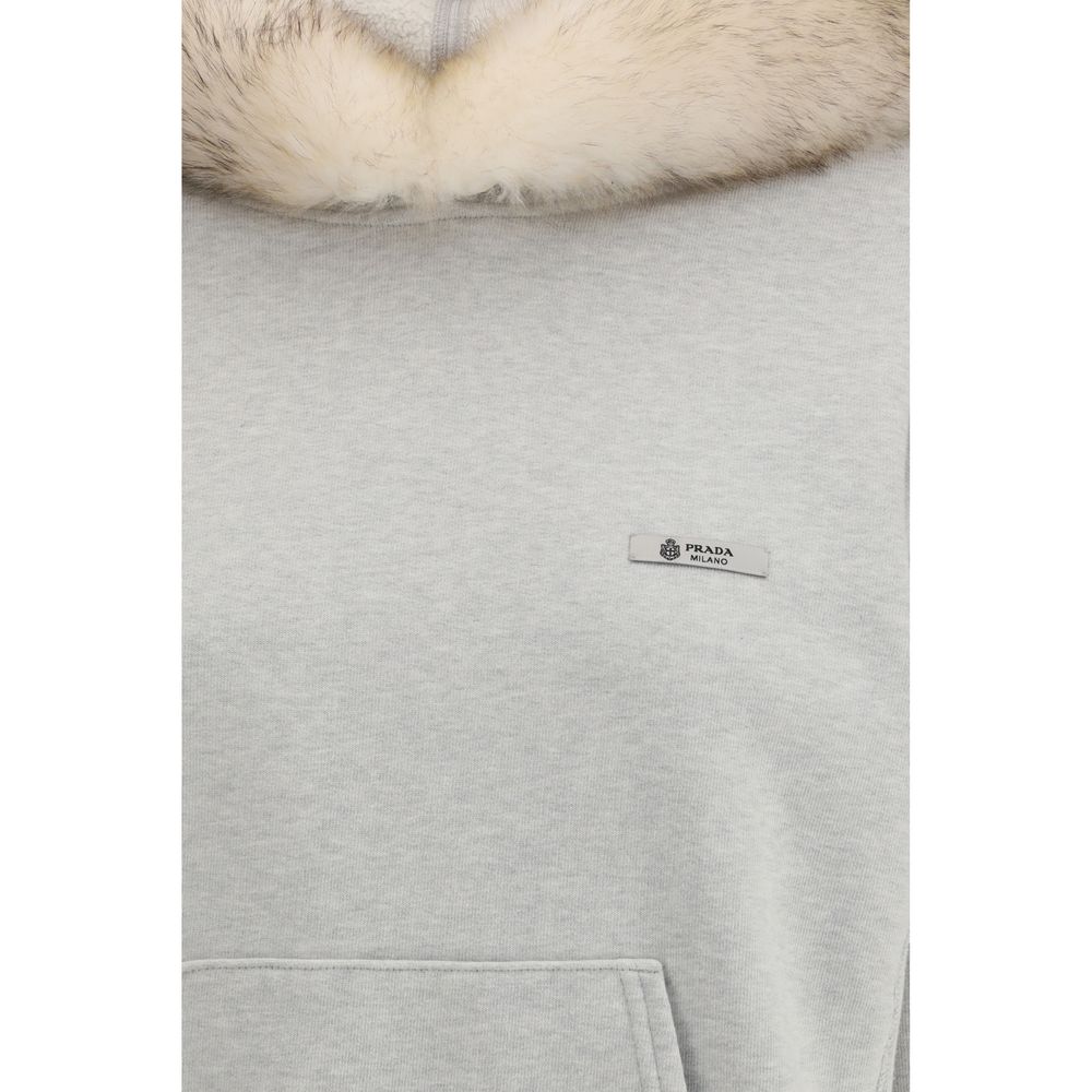Prada Grauer Baumwollpullover