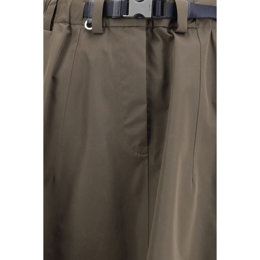 Prada Midirock aus recyceltem Polyester in Bicolor