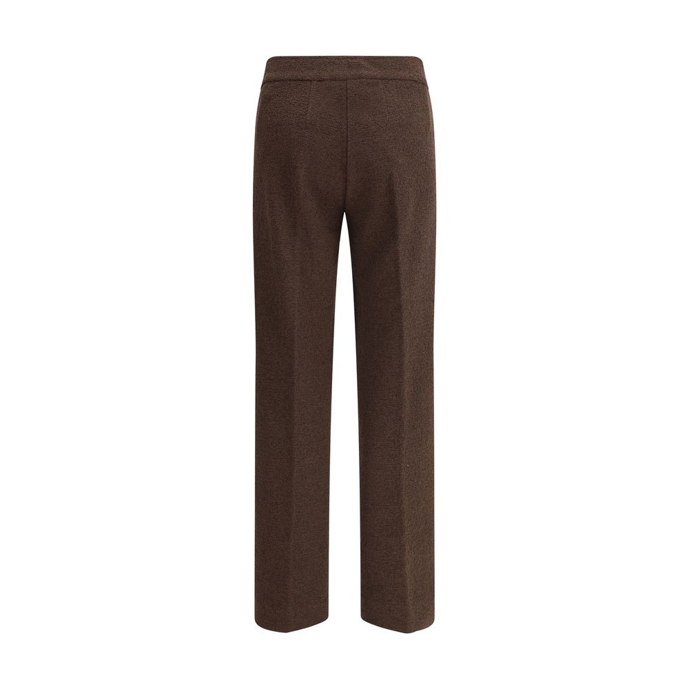 Avenue Montaigne Braune Freizeithose aus Polyester