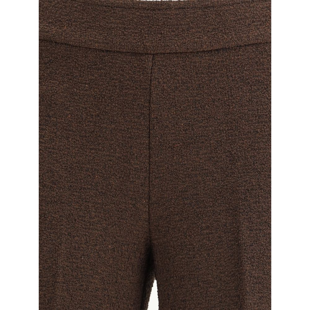 Avenue Montaigne Braune Freizeithose aus Polyester