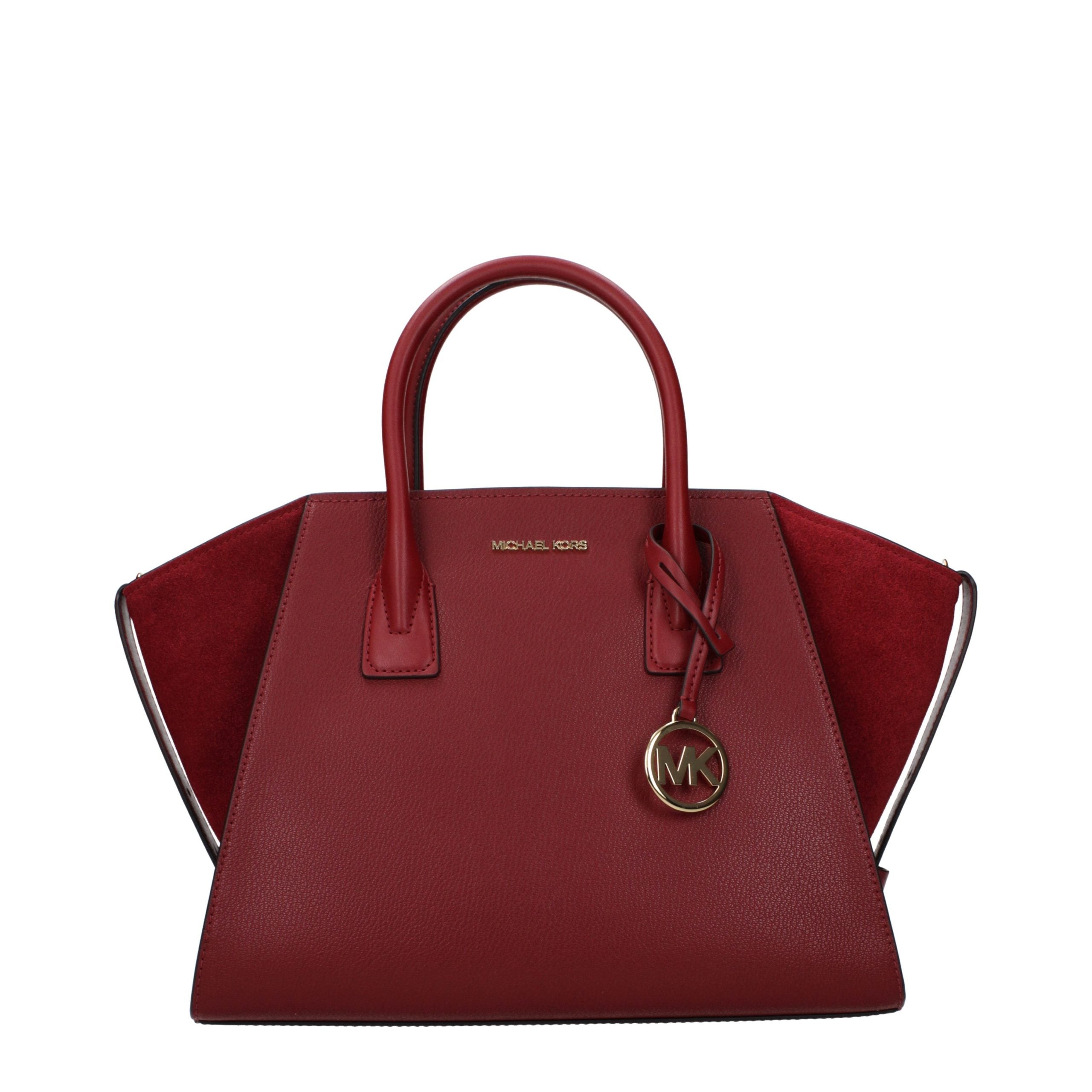 Michael Kors Rote Lederhandtasche