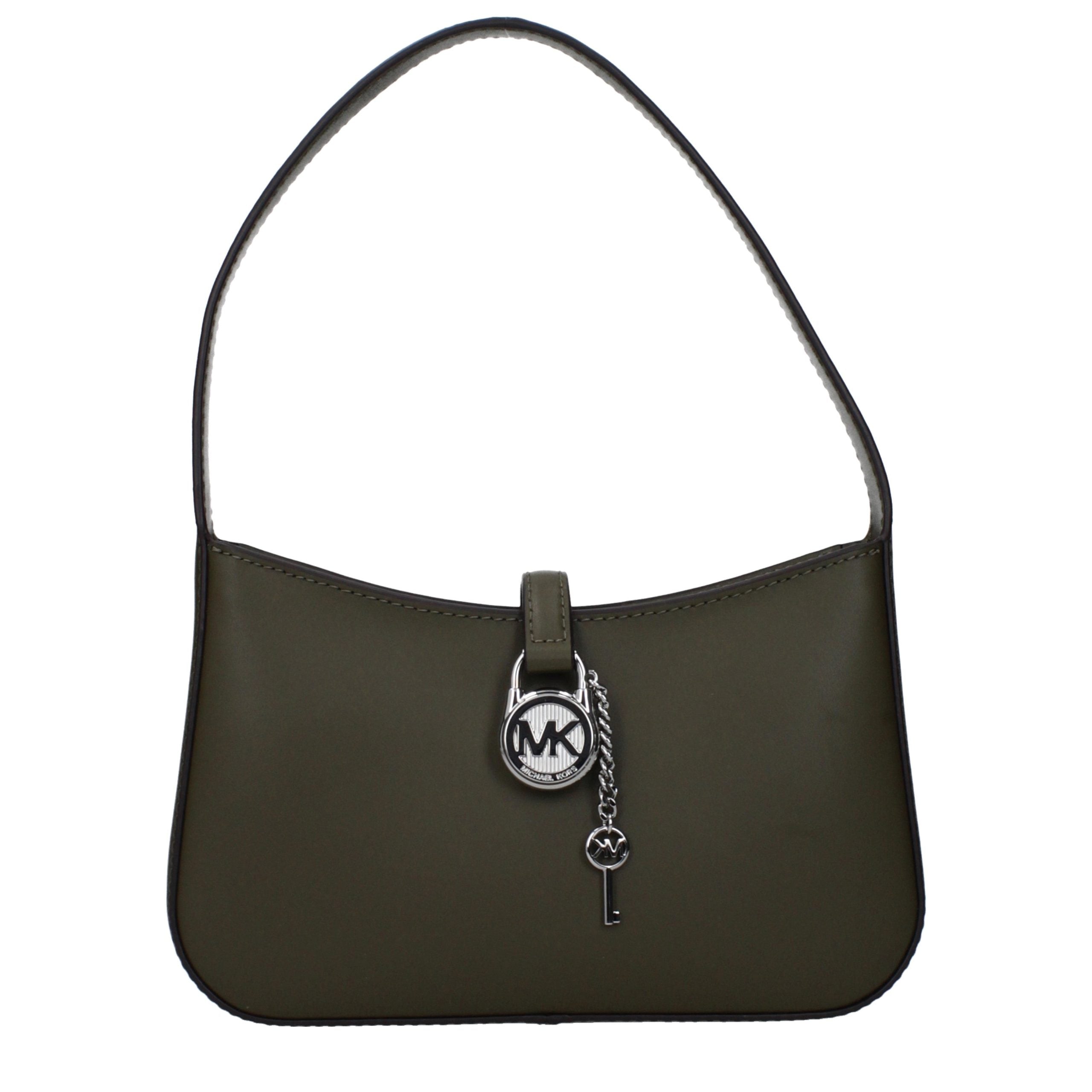 Michael Kors Grüne Lederhandtasche