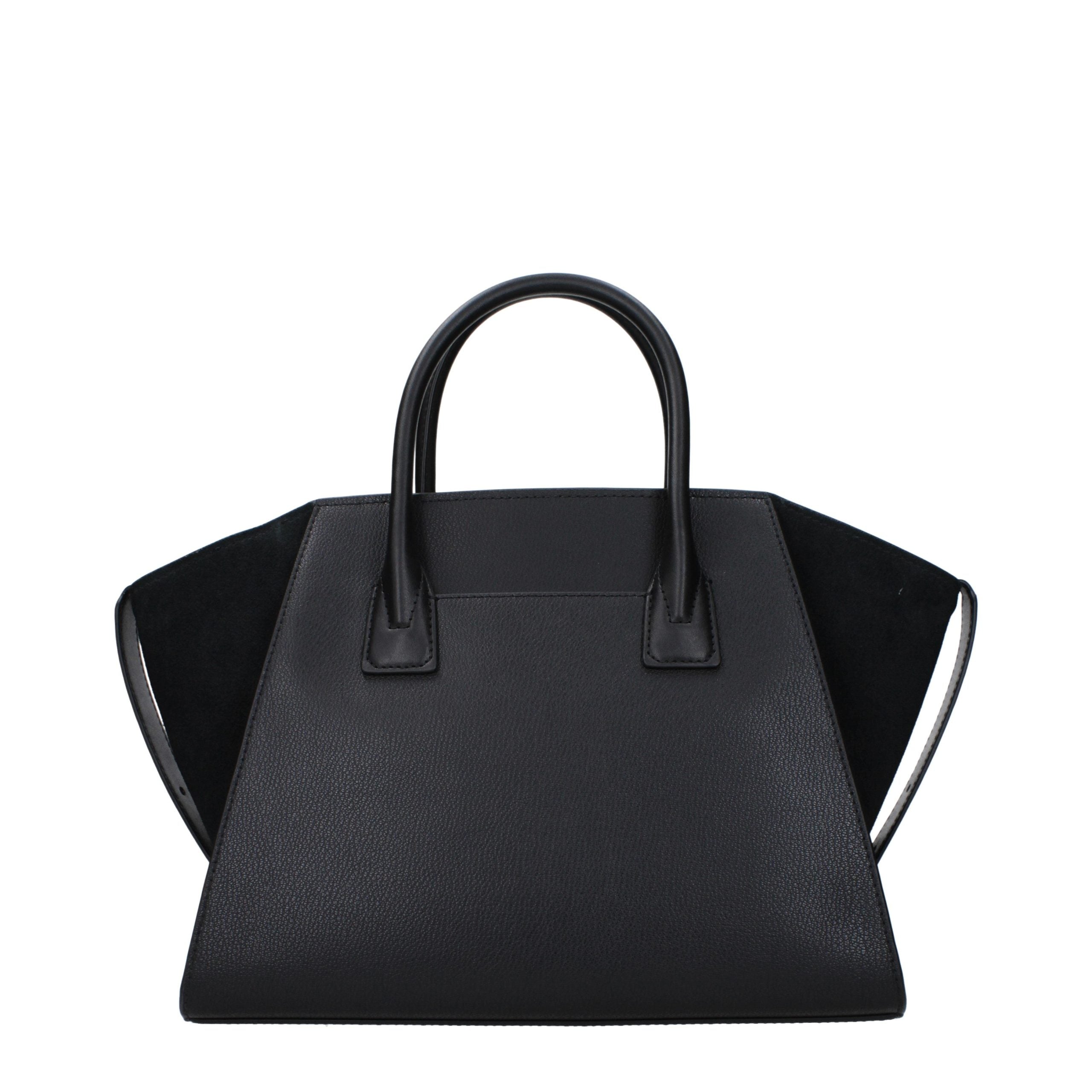 Michael Kors Schwarze Lederhandtasche