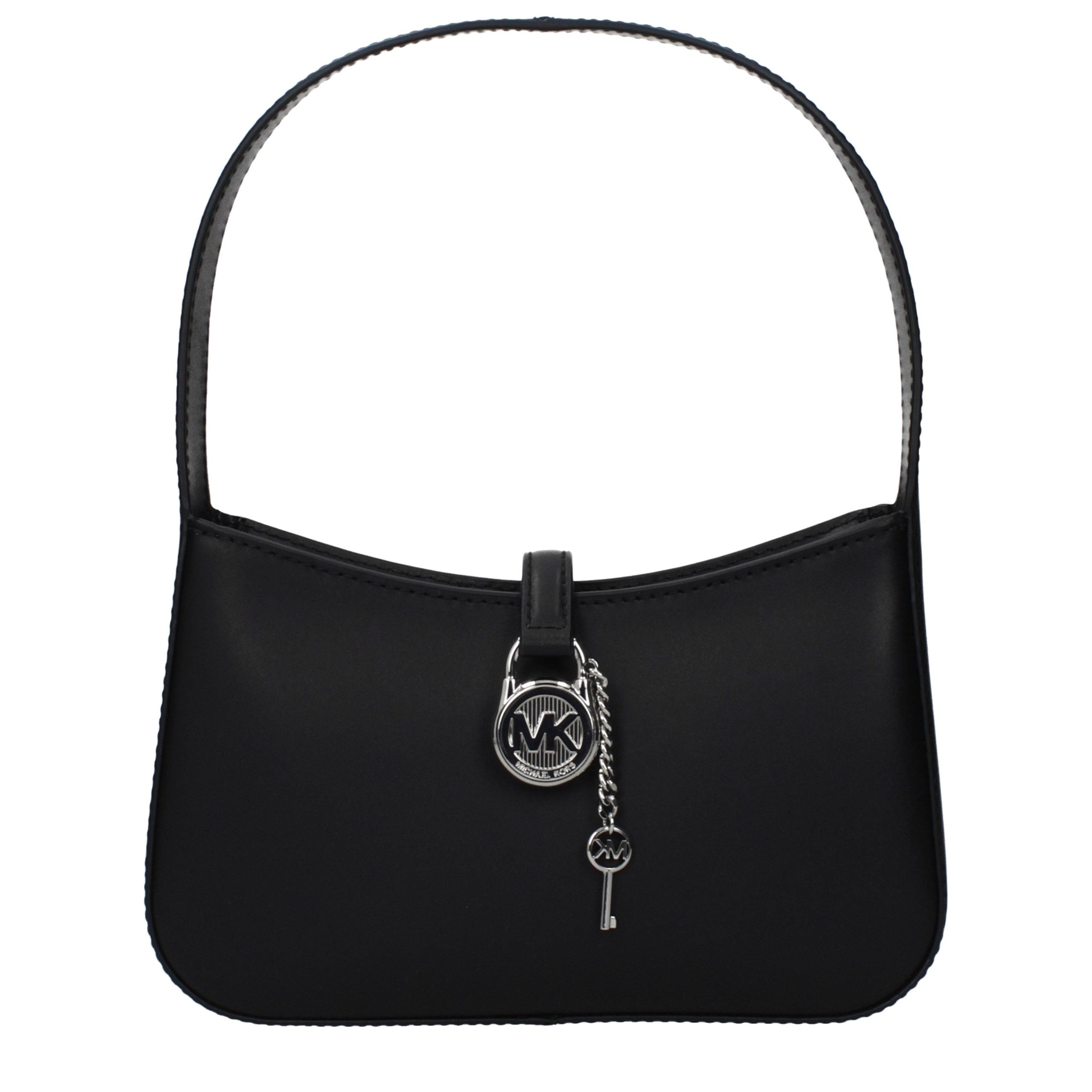 Michael Kors Schwarze Lederhandtasche