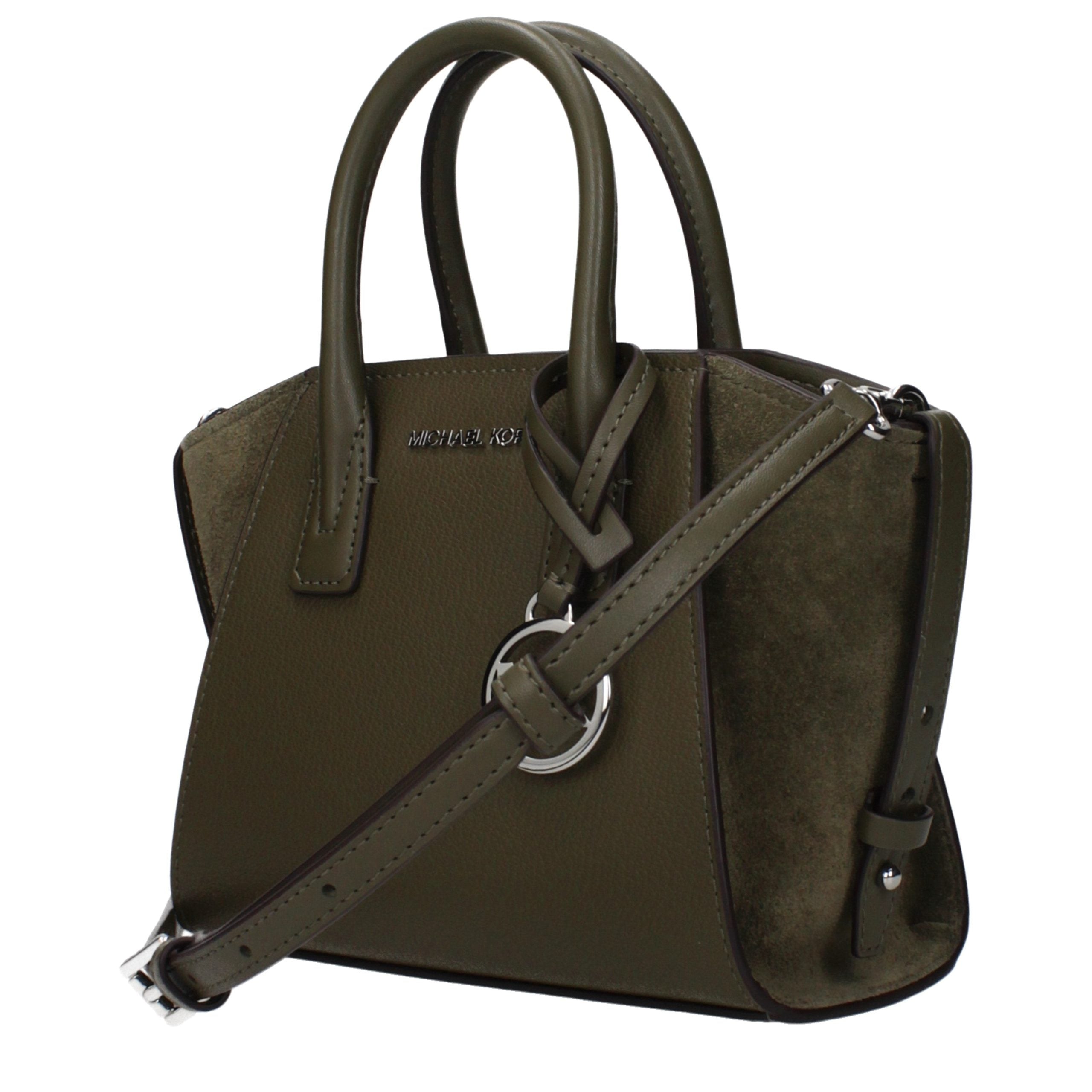 Michael Kors Grüne Lederhandtasche