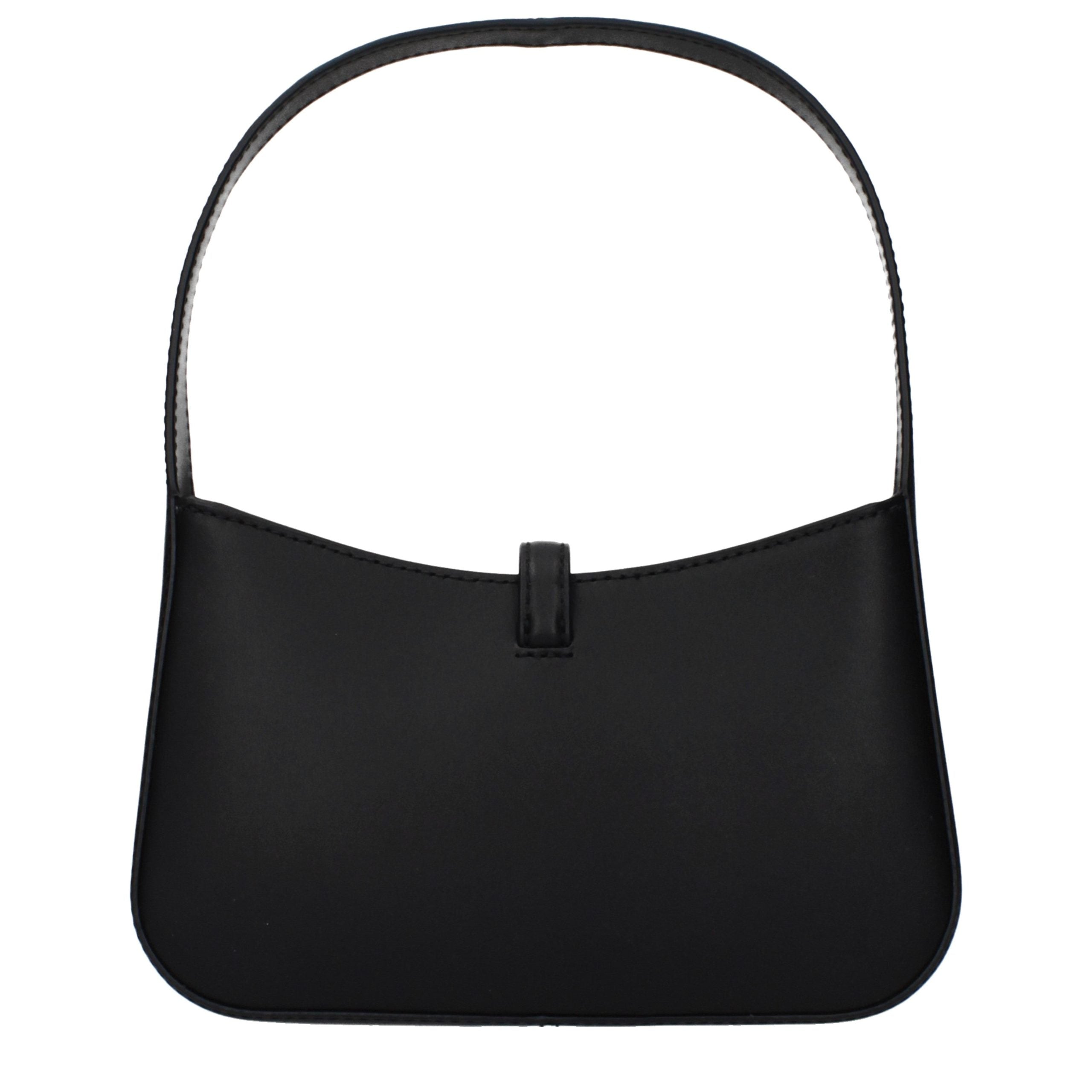 Michael Kors Schwarze Lederhandtasche