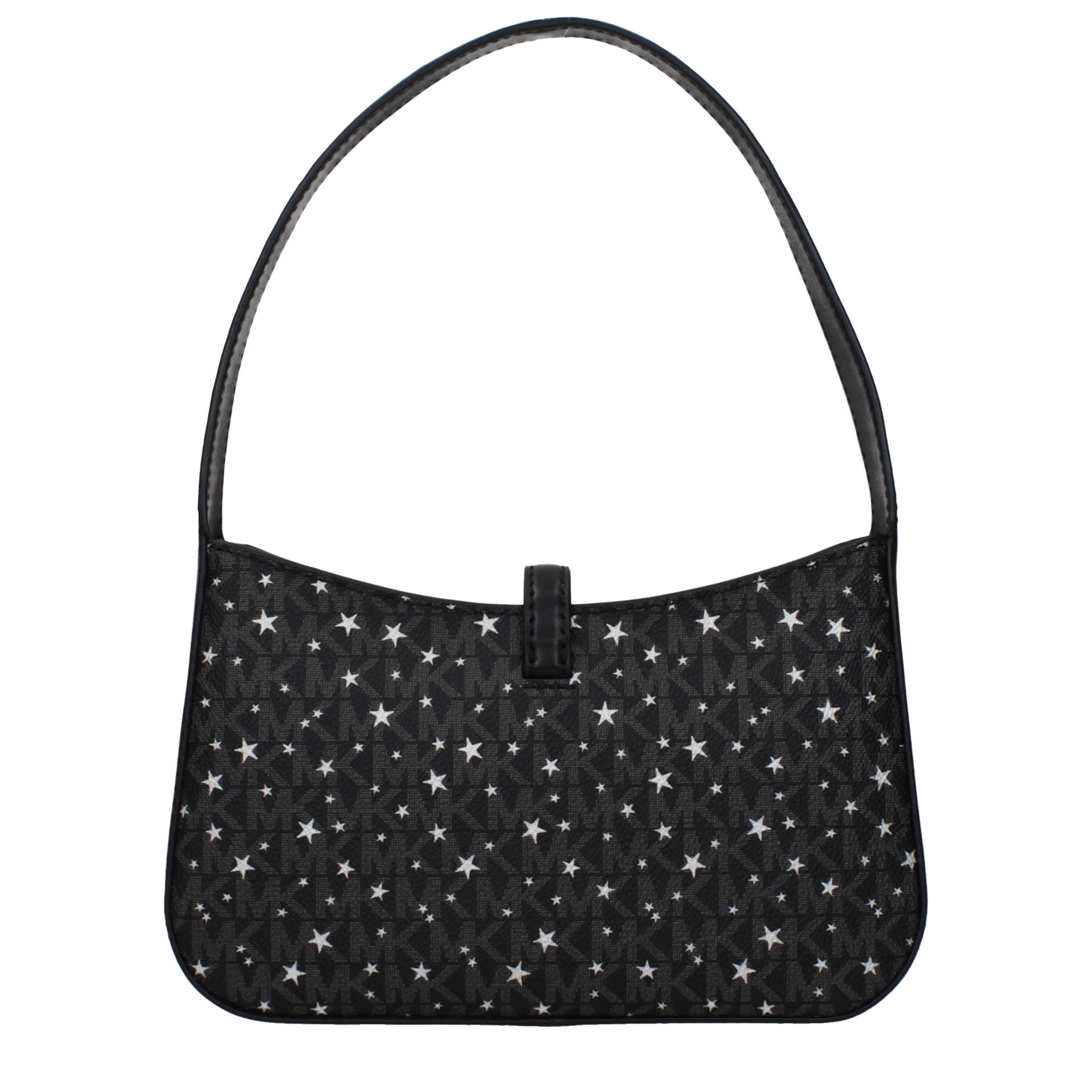 Michael Kors Schwarze Stoffhandtasche