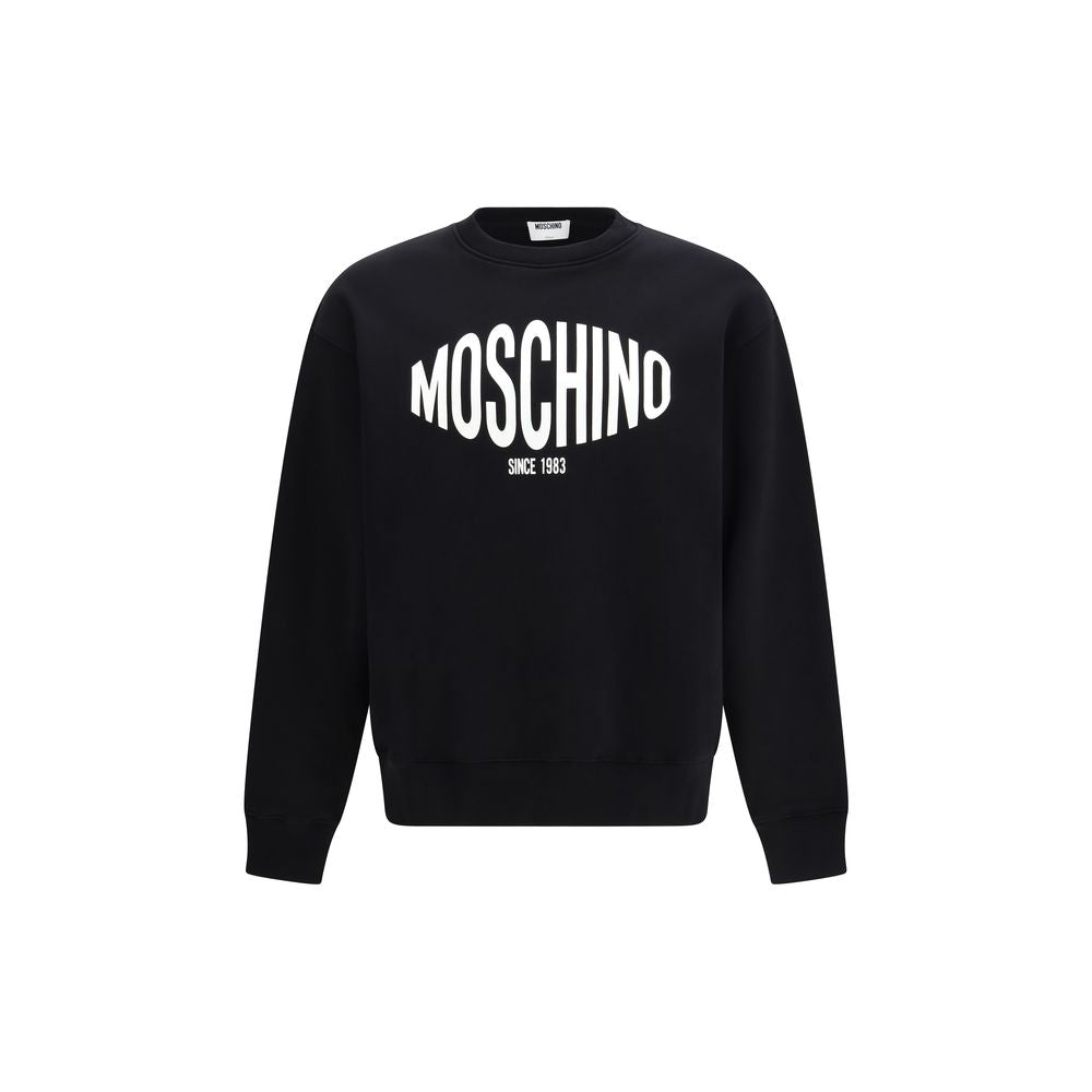 Moschino Schwarzer Baumwoll-Sweatshirt