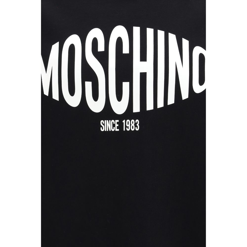 Moschino Schwarzer Baumwoll-Sweatshirt