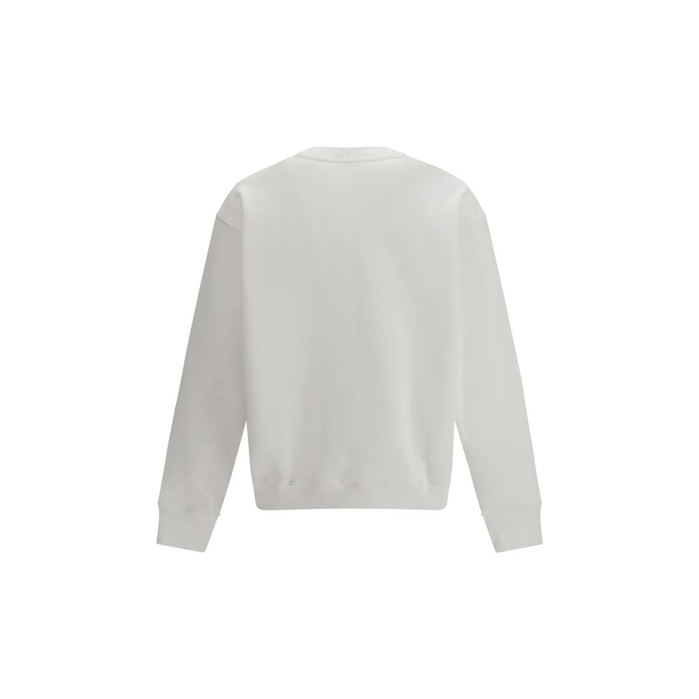 Moschino Weißes Baumwoll-Sweatshirt